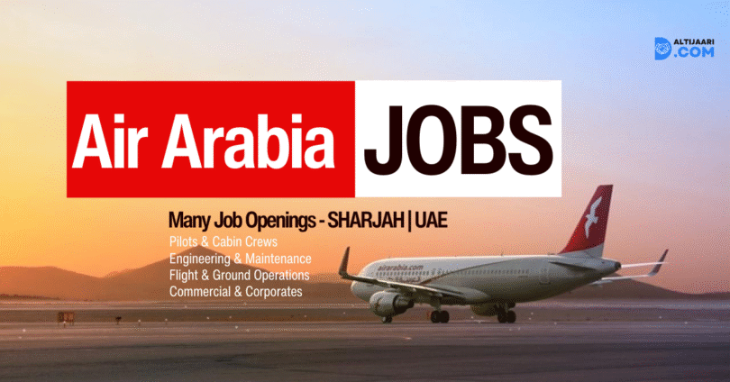 Wheel & Brake Engineer – Base Maintenance Job in Air Arabia Sharjah