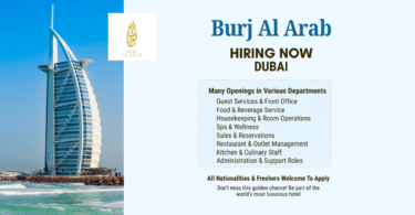 Burj Al Arab Jobs in Dubai