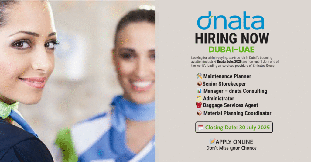 Dnata Jobs 2025 Dubai