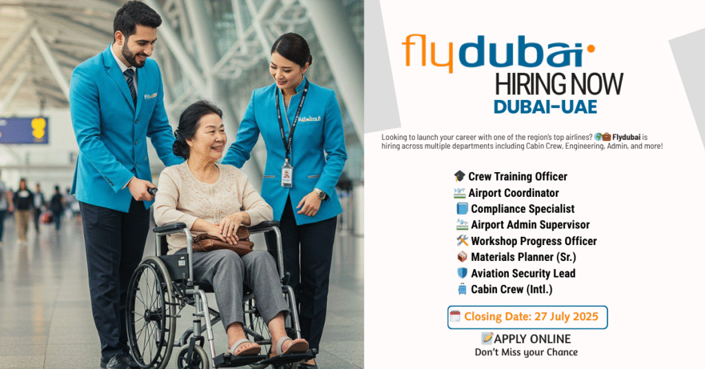 Flydubai Jobs 2025 in Dubai-Apply Now