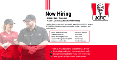 KFC JOBS IN UAE